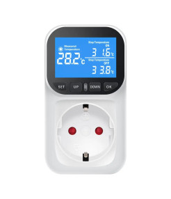 Priza inteligenta cu termostat,, control temperatura/temporizator, senzor de temperatura, alb @smartWIZ Priza inteligenta cu termostat,, control temperatura/temporizator, senzor de temperatura, alb @smartWIZ