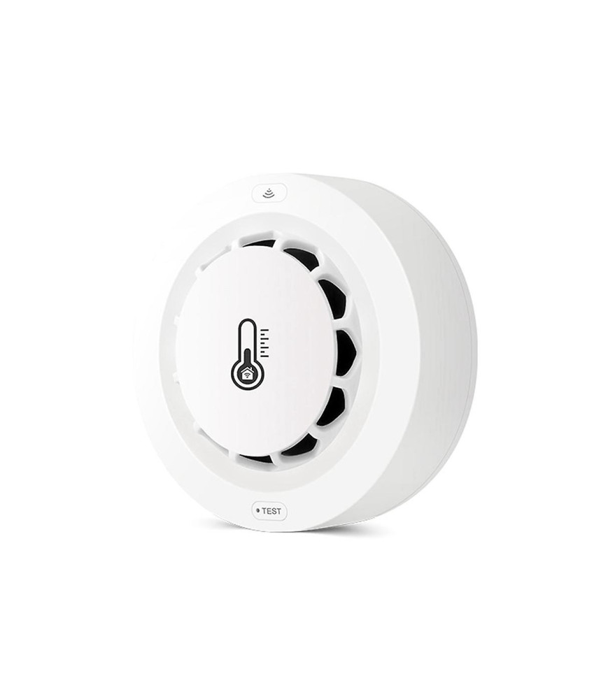 Detector inteligent de fum, temperatura si umiditate, higrometru, WiFi,, compatibil cu aplicatiile TuyaSmart si SmartLife, @SmartWiz Detector inteligent de fum, temperatura si umiditate, higrometru, WiFi,, compatibil cu aplicatiile TuyaSmart si SmartLife, @SmartWiz