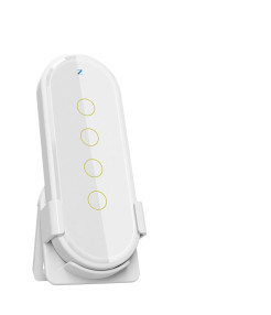 Telecomanda Inteligenta Programabila, Sticla Securizata, 4 butoane, 12 Scenarii Tuya, Zigbee, Alb @SmartWIZ Telecomanda Inteligenta Programabila, Sticla Securizata, 4 butoane, 12 Scenarii Tuya, Zigbee, Alb @SmartWIZ