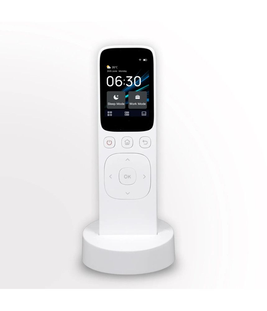 Telecomanda universala Smart, Wireless WiFi Tuya Smart, Touchscreen, Control Central IR Remote pentru Smart Home @ Smartwiz Telecomanda universala Smart, Wireless WiFi Tuya Smart, Touchscreen, Control Central IR Remote pentru Smart Home @ Smartwiz