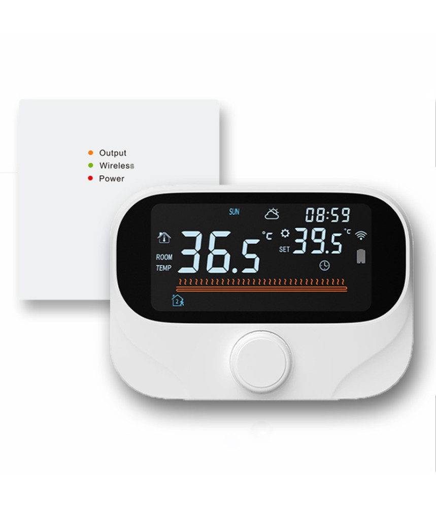Termostat inteligent S2_Style Centrala termica, Wi-Fi, TUYA, Smart Life, Compatibil cu Alexa, Google Home @SmartWiz Termostat inteligent S2_Style Centrala termica, Wi-Fi, TUYA, Smart Life, Compatibil cu Alexa, Google Home @SmartWiz
