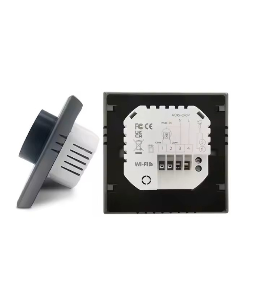 Termostat Inteligent Centrala, Rotita, Afisaj Digital, WIFI, Control prin Aplicatia Tuya, Wireless, Prindere in Doza de Perete, Control Vocal Google Home, Alexa @SmartWiz Termostat Inteligent Centrala, Rotita, Afisaj Digital, WIFI, Control prin Aplicatia Tuya, Wireless, Prindere in Doza de Perete, Control Vocal Google Home, Alexa @SmartWiz