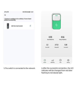 Siguranta Smart 32A Controlabila Prin Telefon, WiFi, Verificare Curent Electric, Voltaj Si Putere in Timp Real, Timer Dimineata/Seara, 240V, Calitate Premium @Smartwiz