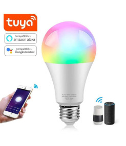 Bec Inteligent LED RGB+WW inteligent Smart A67, Wi-Fi, Tuya/Smartlife, E27, 9W (100W), 806 lm, lumina alba si colorata (2200-6500K), @SmartWiz Bec Inteligent LED RGB+WW inteligent Smart A67, Wi-Fi, Tuya/Smartlife, E27, 9W (100W), 806 lm, lumina alba si colorata (2200-6500K), @SmartWiz