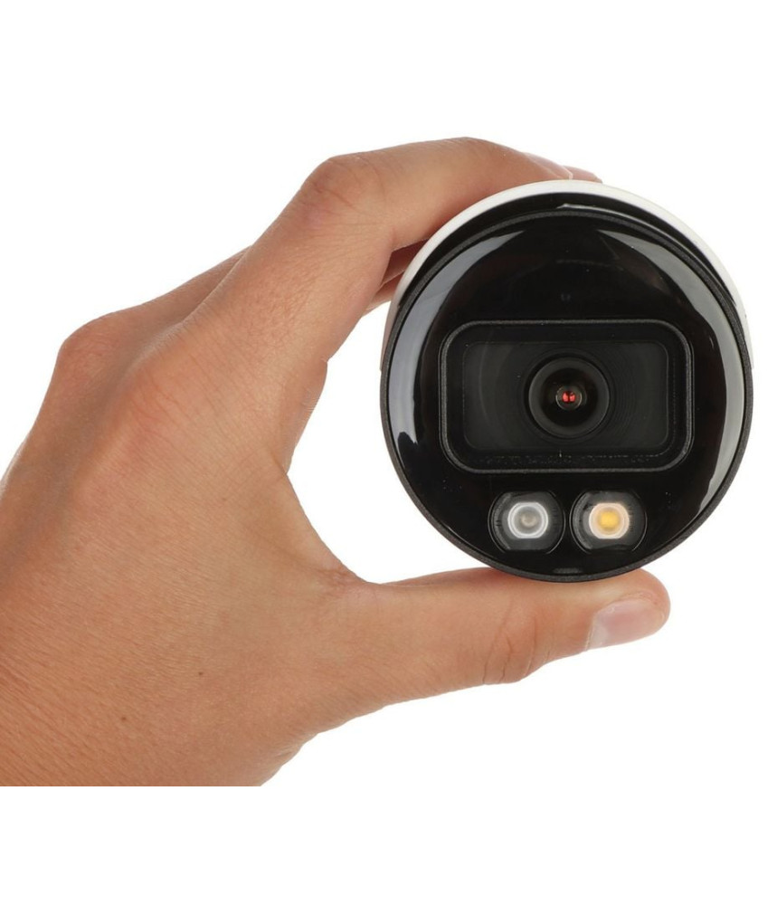 Cameră de supraveghere IP Dahua 4MP pentru exterior, LED dual 30m, microfon, PoE, Full Color, WizSense Cameră de supraveghere IP Dahua 4MP pentru exterior, LED dual 30m, microfon, PoE, Full Color, WizSense