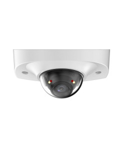 Cameră IP dome 4MP, iluminare duală, microfon, AI, PoE, IP67