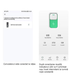 Siguranta Inteligenta, Wi-Fi, 25A, 1P,1P+N, Monitorizare energie, Protectie Supratensiune, Programare inteligenta, compatibil Tuya, Smart Life APP @SmartWiz