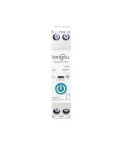 Siguranta Inteligenta, Wi-Fi, 10A, 1P,1P+N, Protectie Supratensiune, Programare inteligenta, compatibil Tuya, Smart Life APP @SmartWiz Siguranta Inteligenta, Wi-Fi, 10A, 1P,1P+N, Protectie Supratensiune, Programare inteligenta, compatibil Tuya, Smart Life APP @SmartWiz